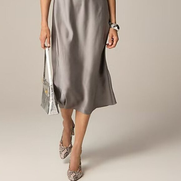 J.Crew Gwyneth slip dress in luster charmeuse - Picture 9 of 16